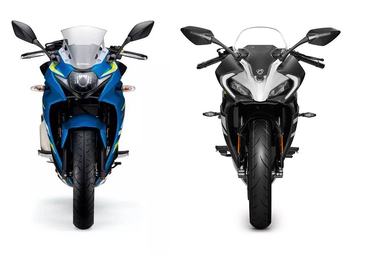 国产摩托崛起之战春风250sr挑战铃木gsx250r