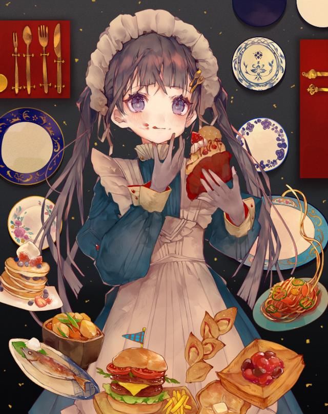 p站美图推荐——吃货少女特辑