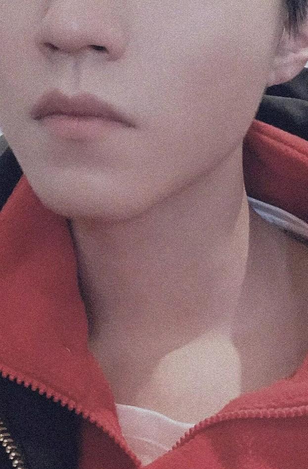 这是小凯发的一张自拍照,露出了自己的锁骨,当粉丝们看到小凯迪自拍照