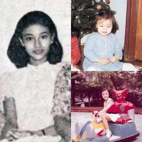 港星童年照:黎姿从小就是尖下巴,王祖贤是个小胖子,撞脸洪金宝