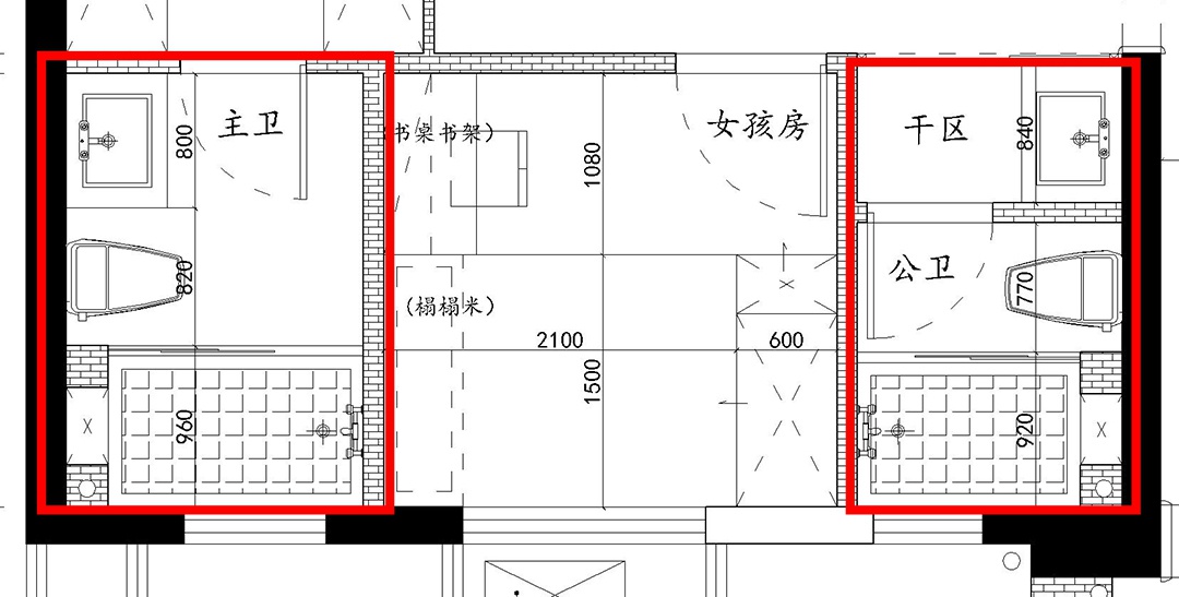 113㎡三房也能装出u型厨房和衣帽间合理规划空间大一倍