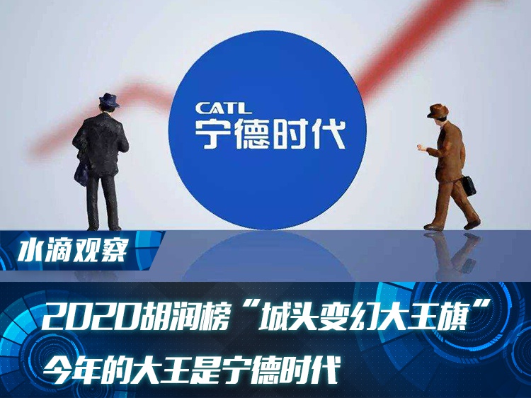 2020胡润榜“城头变幻大王旗”，今年的大王是宁德时代
