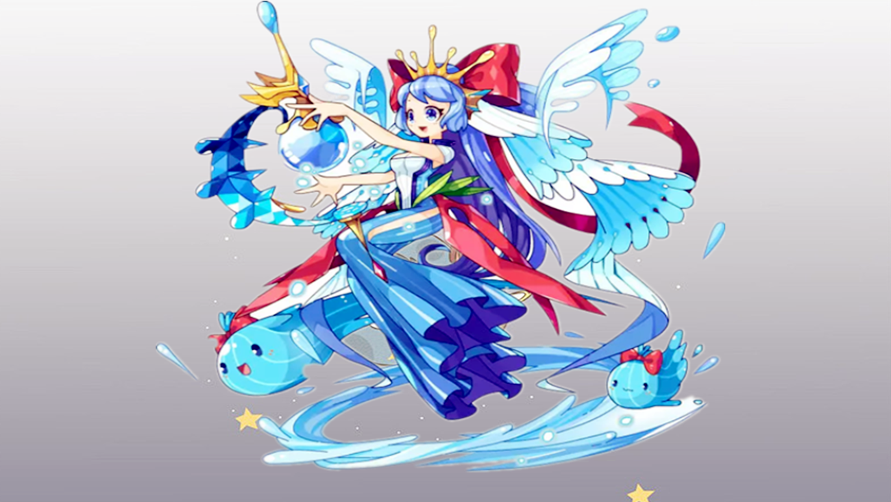 洛克王国:水蓝蓝的逆袭历程,萌水母到仙女,越来越美