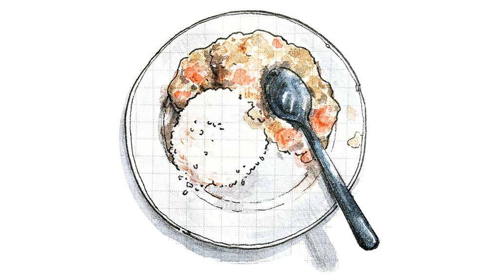 咖喱饭简笔画图片