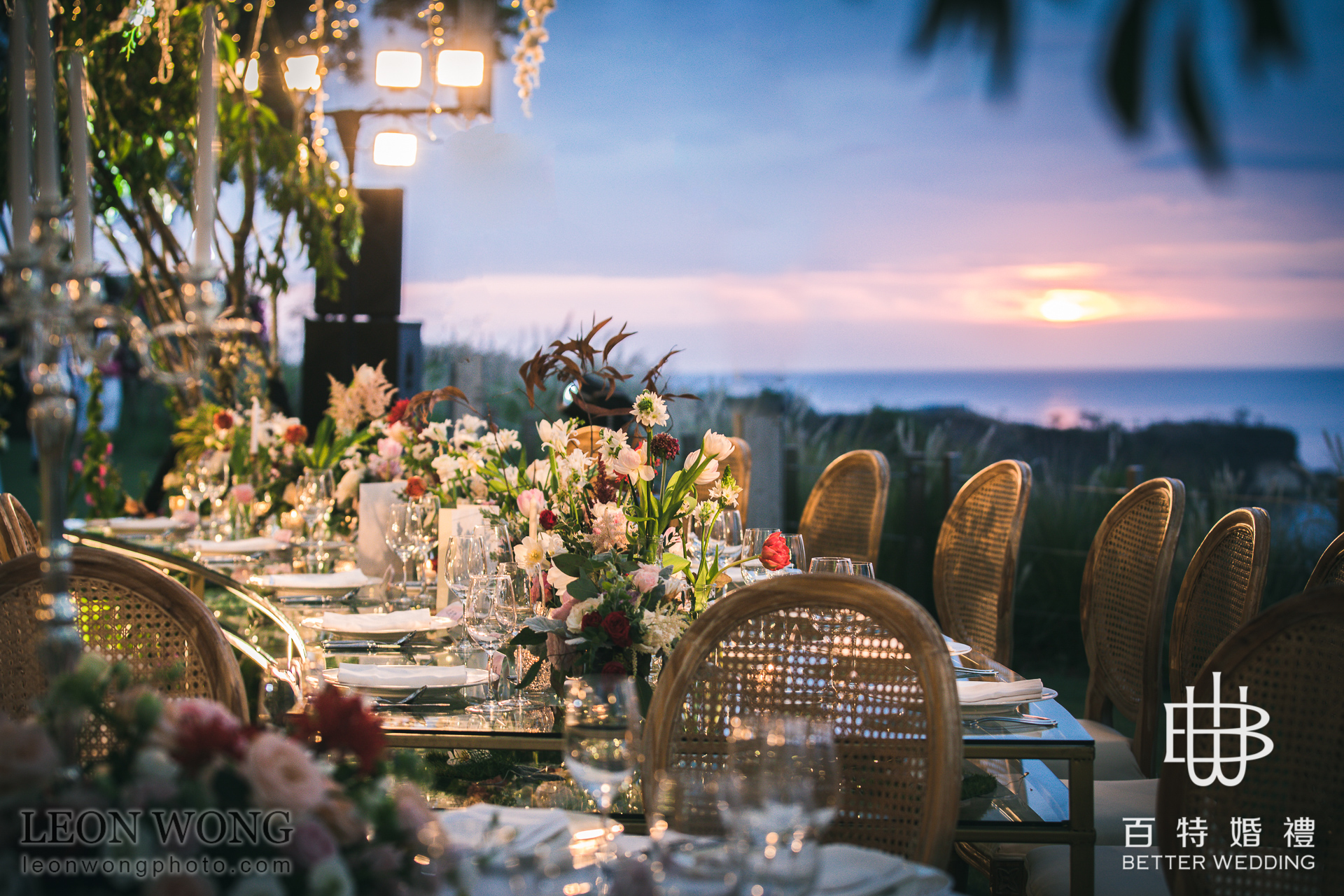 分享昨天巴厘岛婚礼的宴会设计