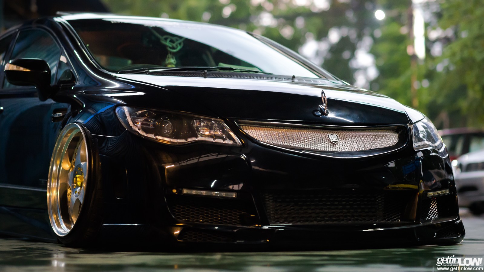 vip的八代思域还真是第一次见!本田思域8改装案例