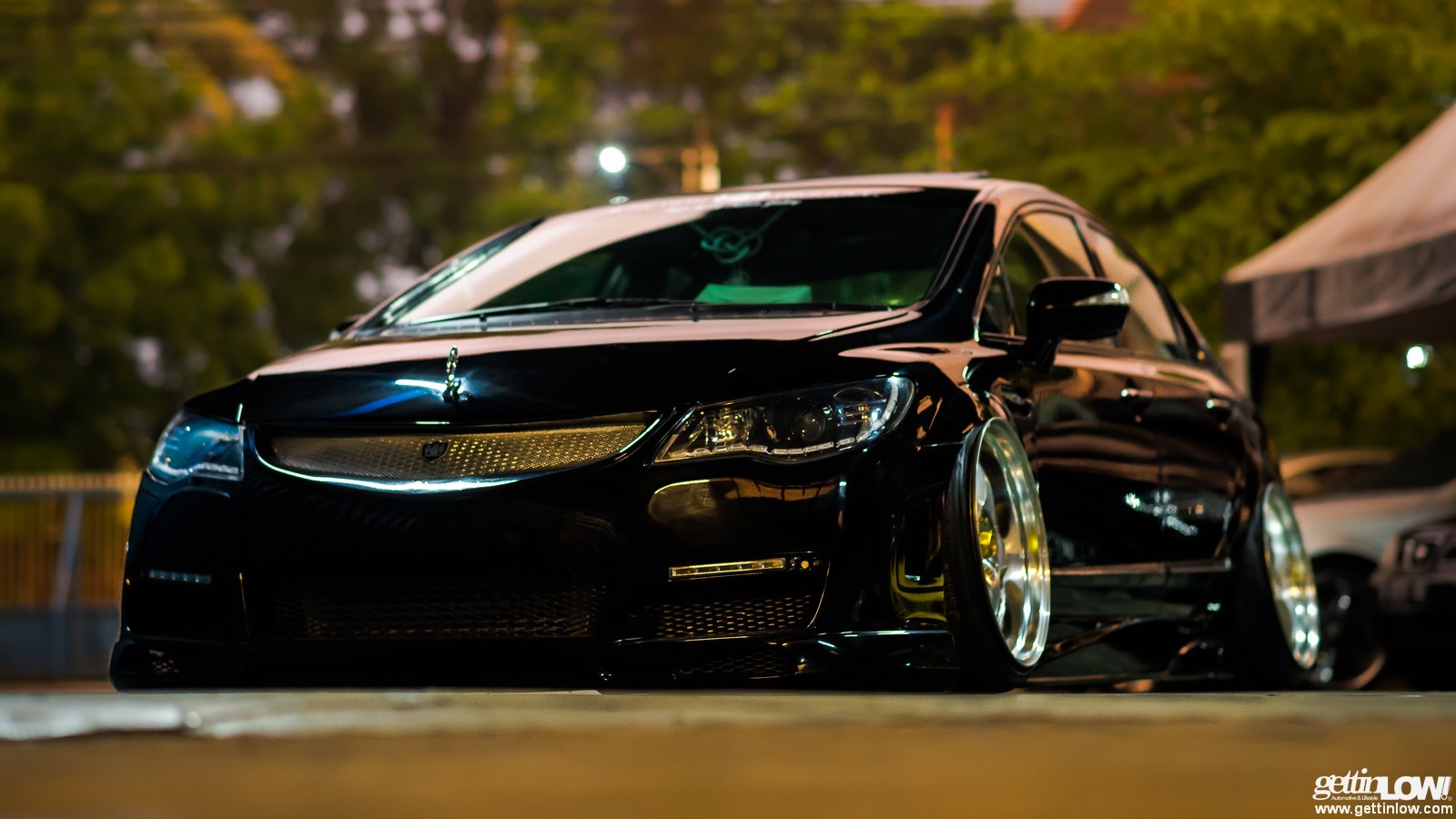 vip的八代思域还真是第一次见!本田思域8改装案例