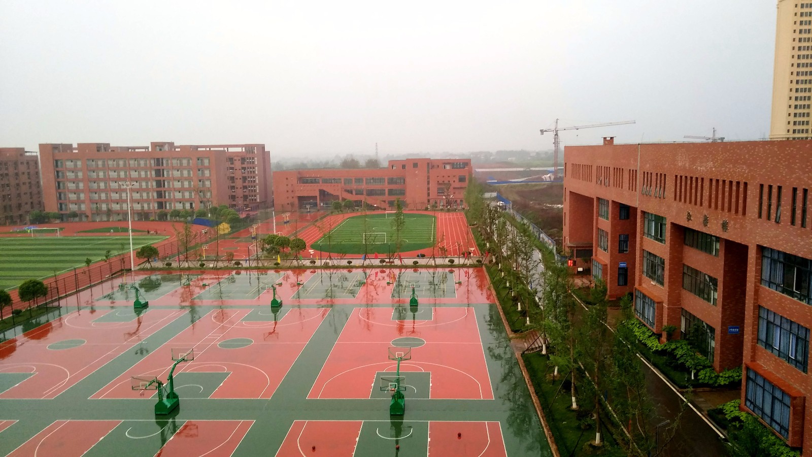 你见过雨后的川师大七中吗_新浪看点