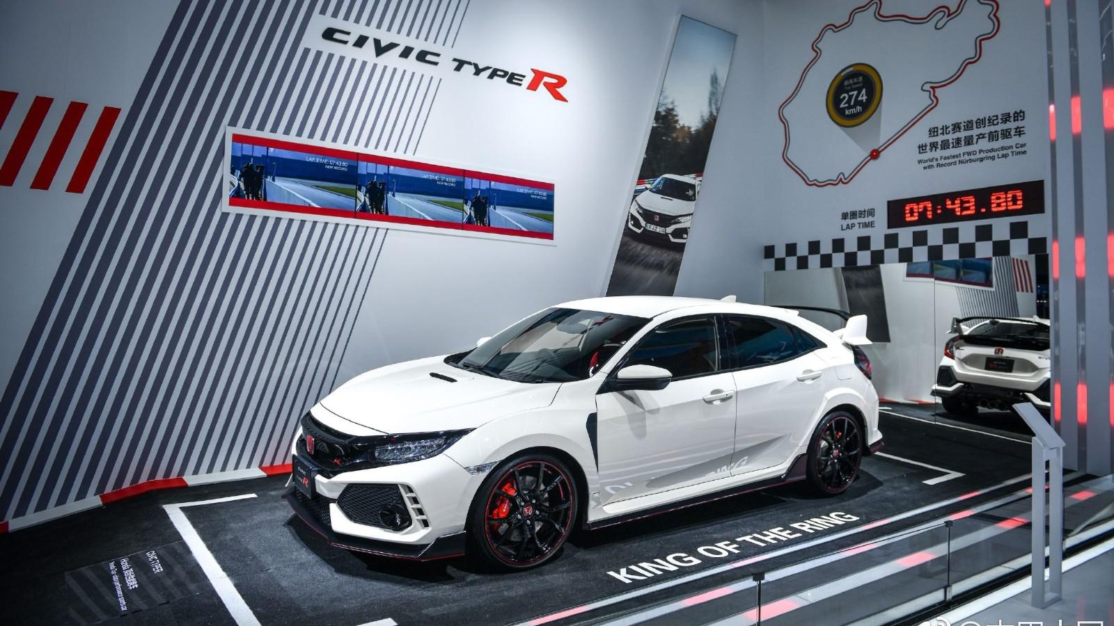 本田思域type r首次官方亮相国内!纽北最快前驱量产车