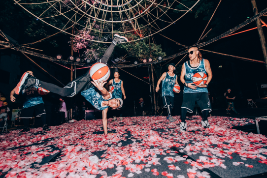 花式篮球演出表演,花式篮球表演团队 广东花式篮球