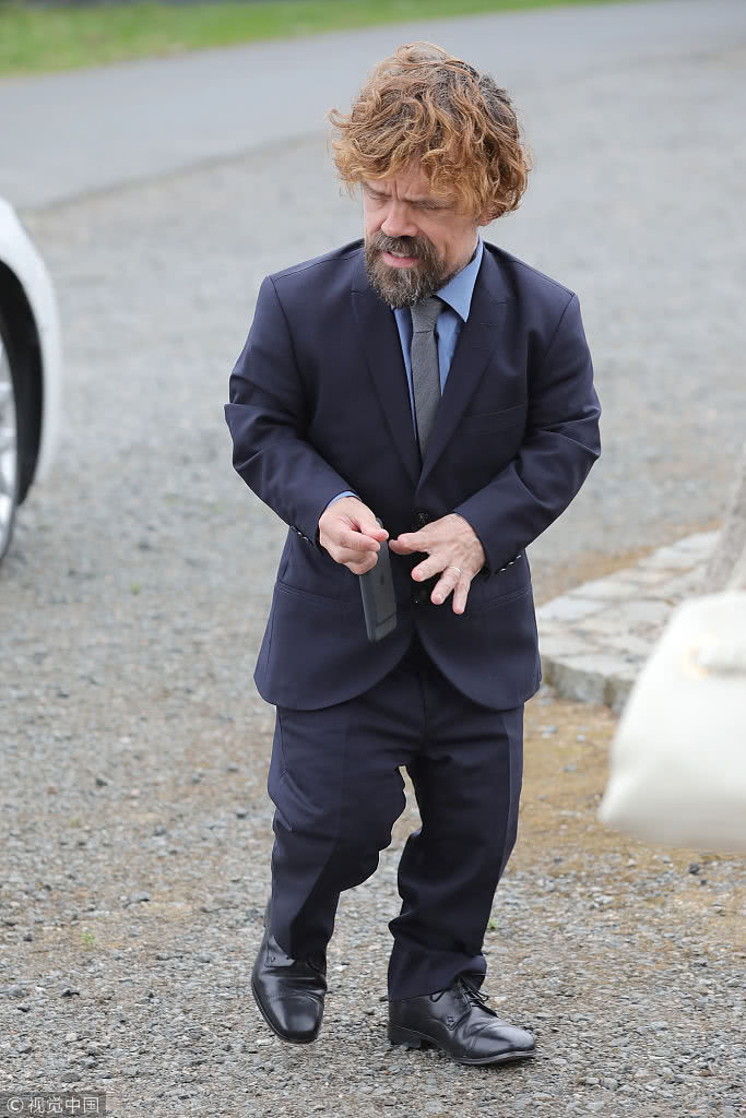 彼特·丁拉基,也被称为"小恶魔",出席现场. 图片来源:mark r.