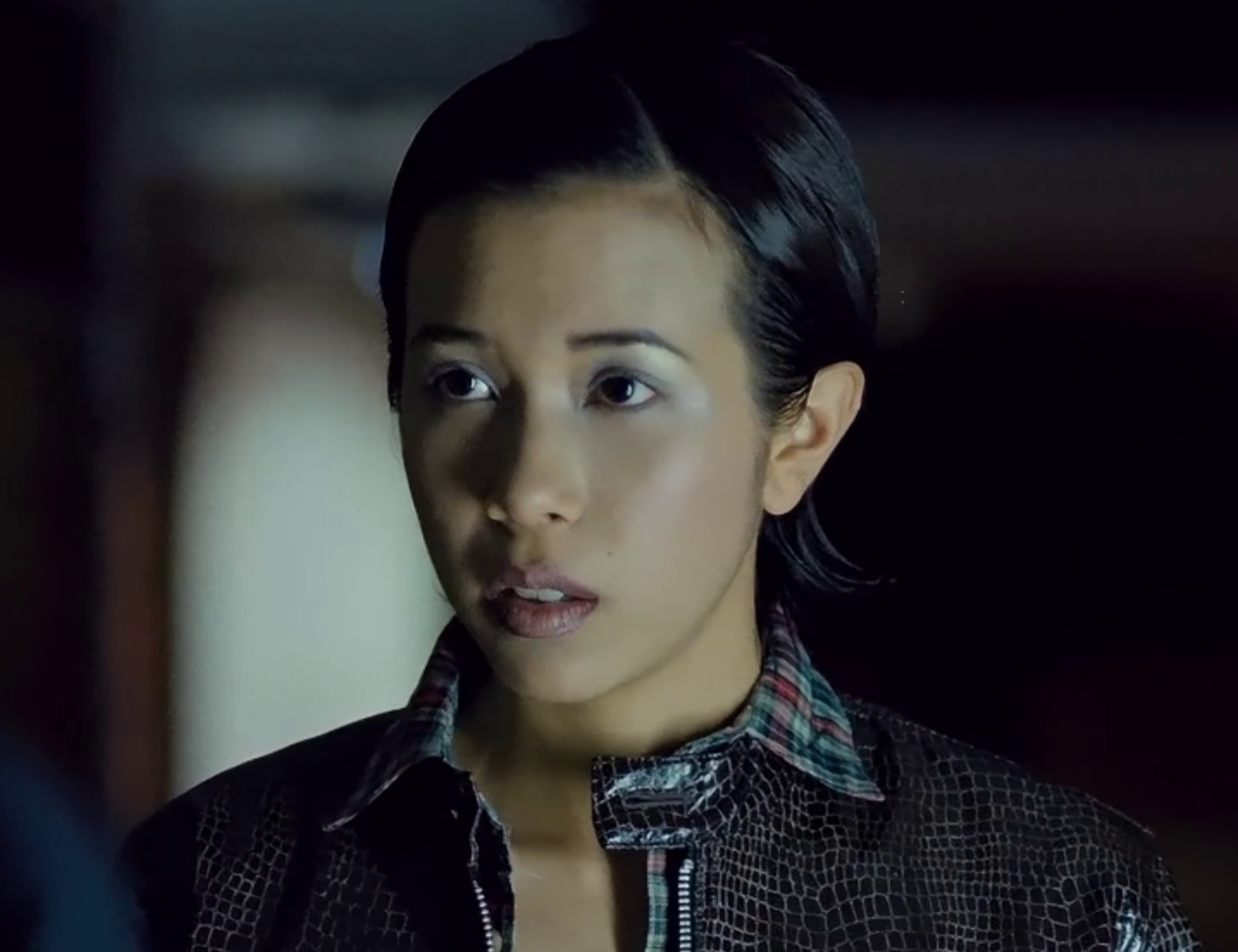 莫文蔚在这部电影中不同的短发形象迷人可爱