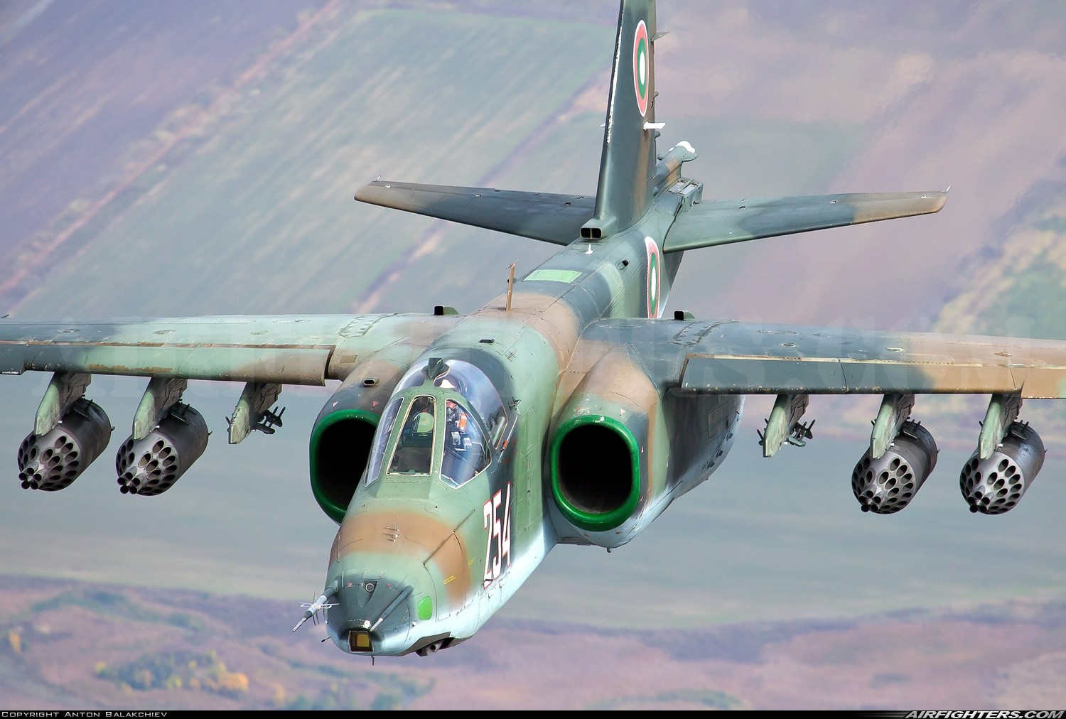 苏联俄罗斯的苏25蛙足强击机