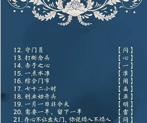 谜目,有时候又指迷题,是谜面意义的真实所指,在绝大多数字谜中,一个