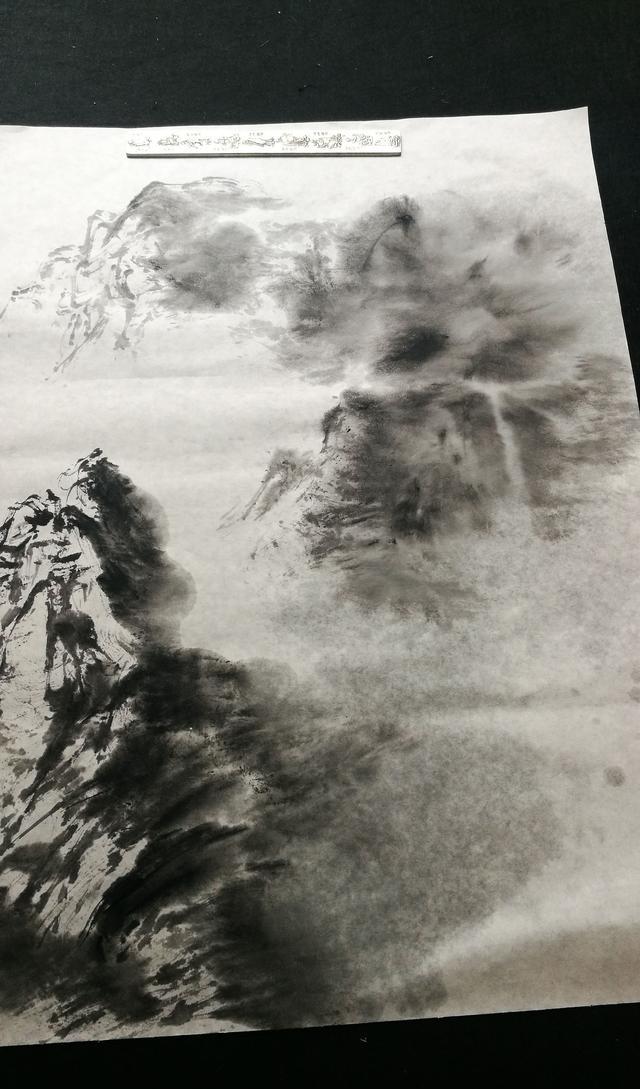 泼墨山水画《张旭诗意》步骤分享|张旭诗意|赭石|局部_新浪新闻