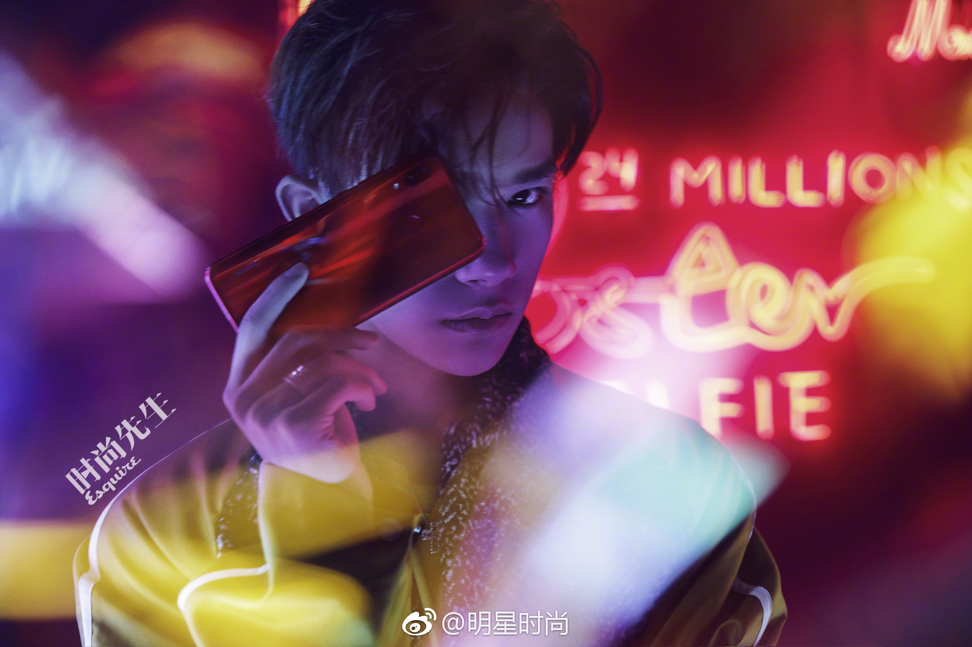 陈漫拍的易烊千玺四字弟弟叫不出口啊光影斑驳少年肆意不羁