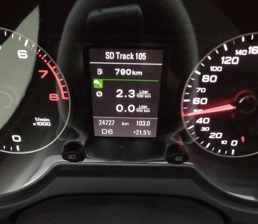 奥迪q5晒出一张油耗表,实在不敢恭维!