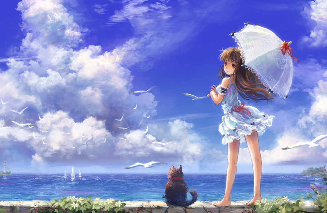 唯美动漫壁纸瞬间即为永恒一生转瞬而逝犹如天上的白云