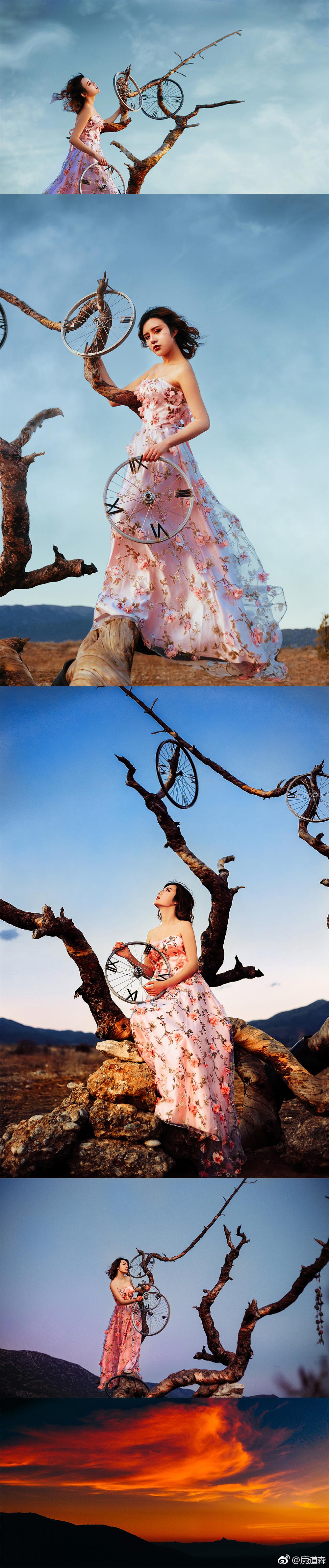 eve雯仔_  跟随太阳的脚,从你的指缝中匆匆穿过,等他消失在地平线的