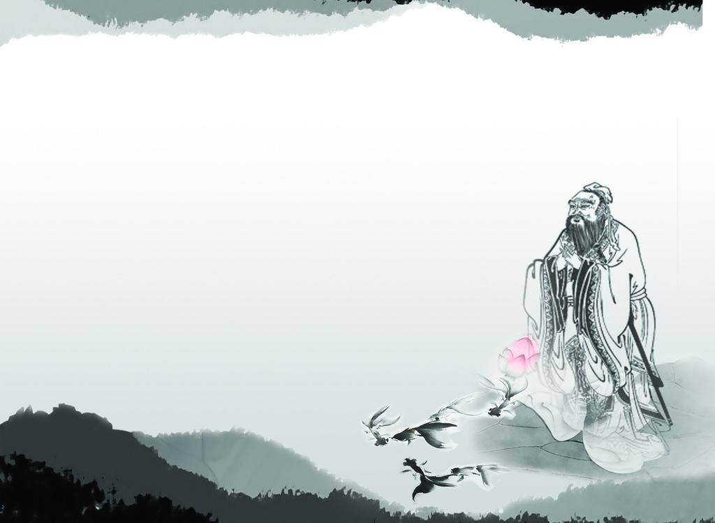 各种孔子长相版本让人眼花缭乱