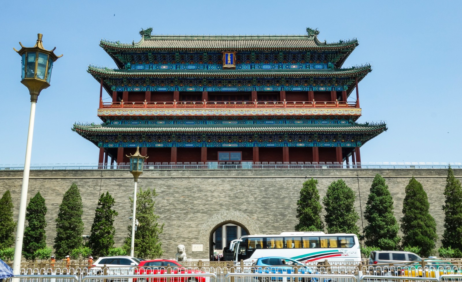 参观北京建筑规制最高的古城门-正阳门