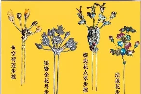 欧亚达·卓刀泉古玩城：中国古代女性发饰中的钗、簪、步摇