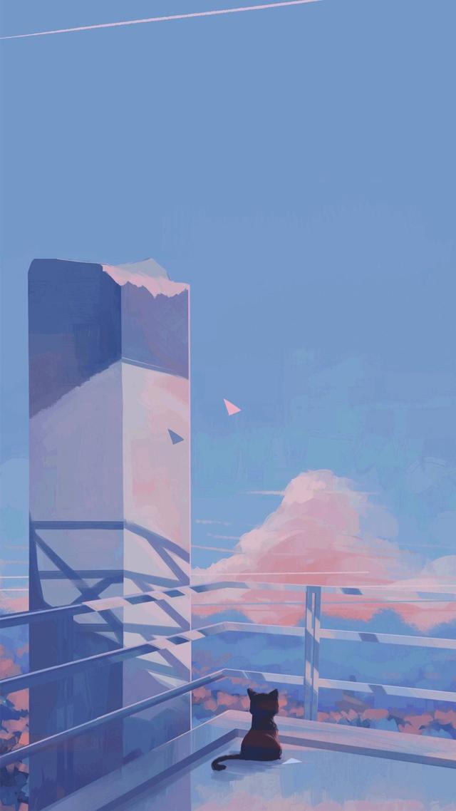 我眼里的蓝,代表自由,但它也包含着忧郁,宁静,换个蓝色壁纸吧