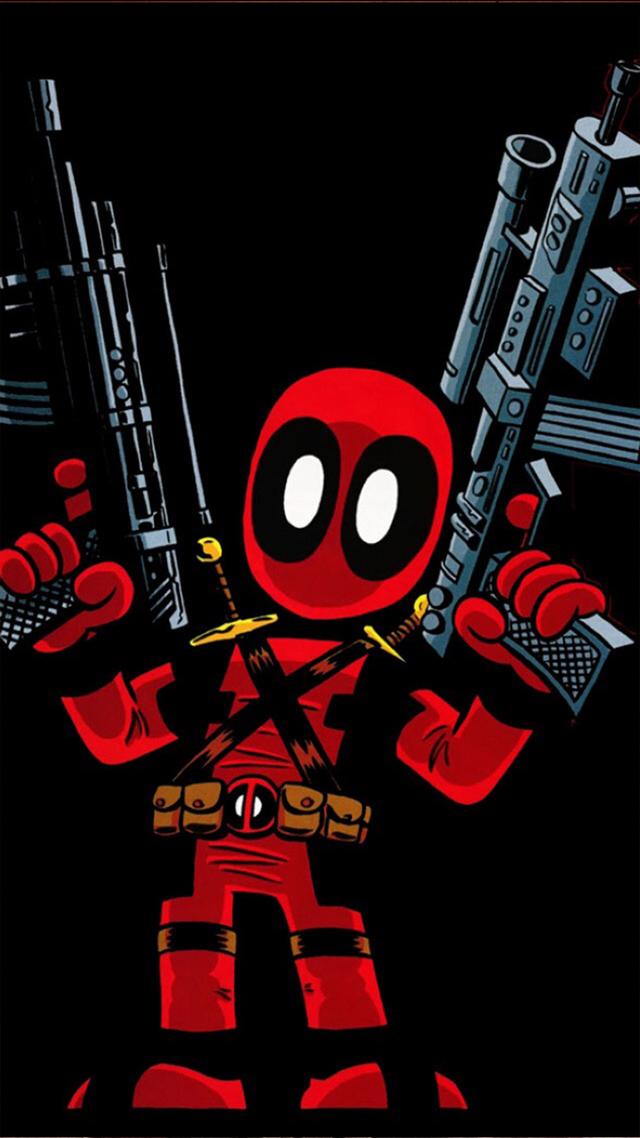 高清手机壁纸不死之身死侍真人和动漫手机壁纸入手吧