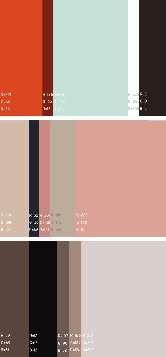 好看实用的配色附rgb色值67676767676767676767