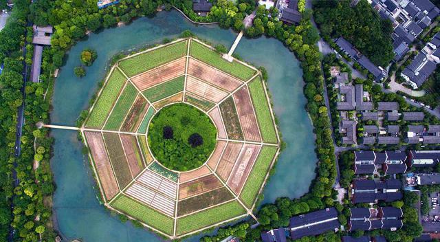 天下还有这样美的八卦田|八卦|玉皇山|庄稼_新浪新闻