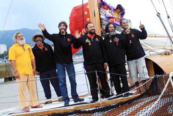 两千年前,中国人东渡太平洋,今天他们的后代坐独木船回来寻根_新浪新闻