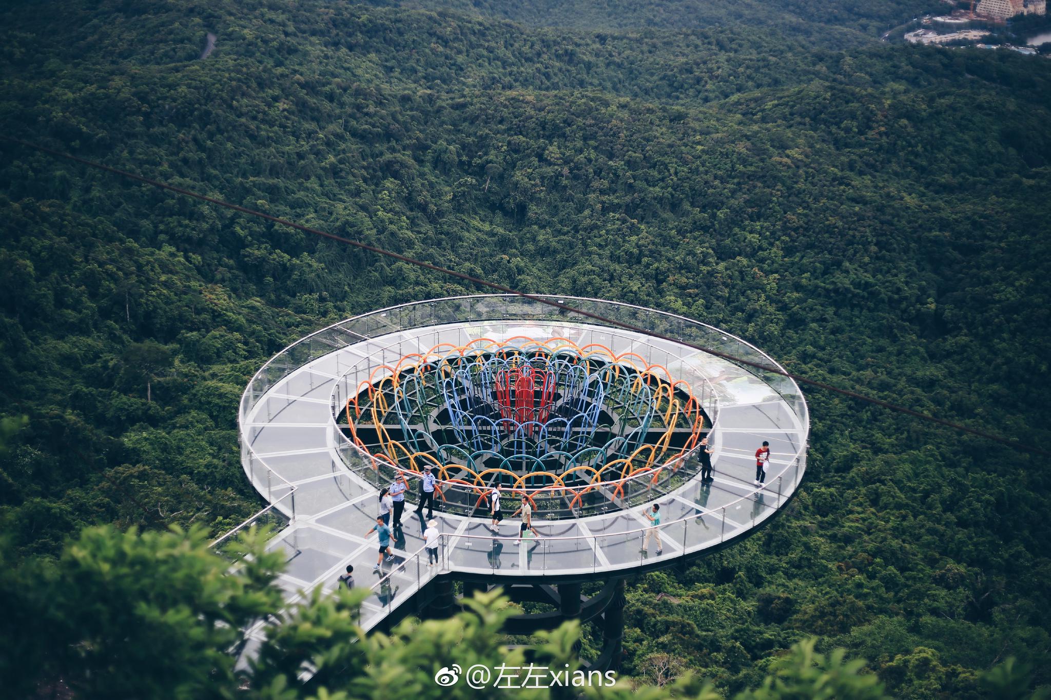 亚龙湾热带天堂森林公园的玻璃栈道,下月初营业|亚龙湾热带天堂森林公