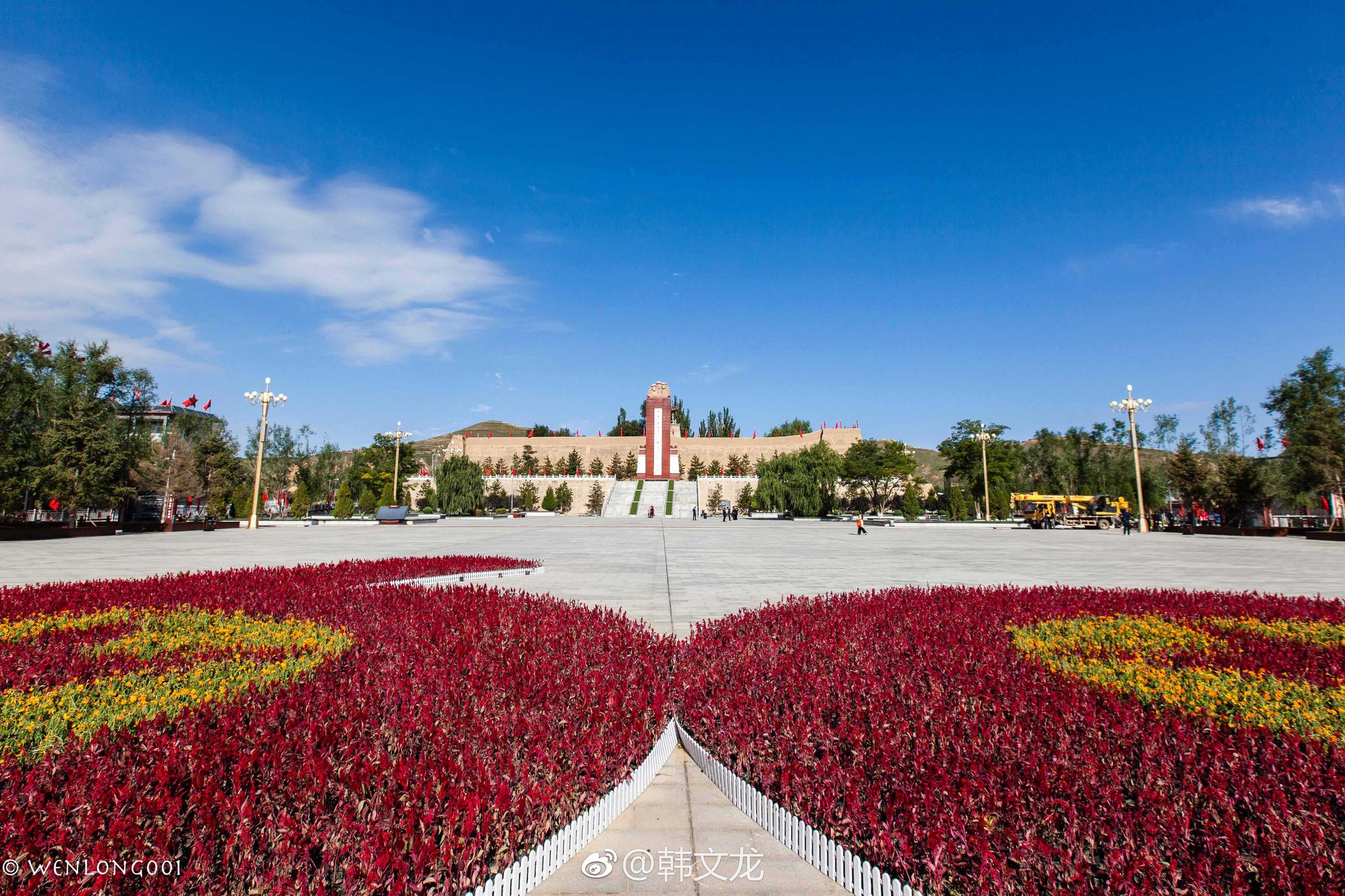 将台堡会师纪念碑|将台|红军|西吉县_新浪新闻