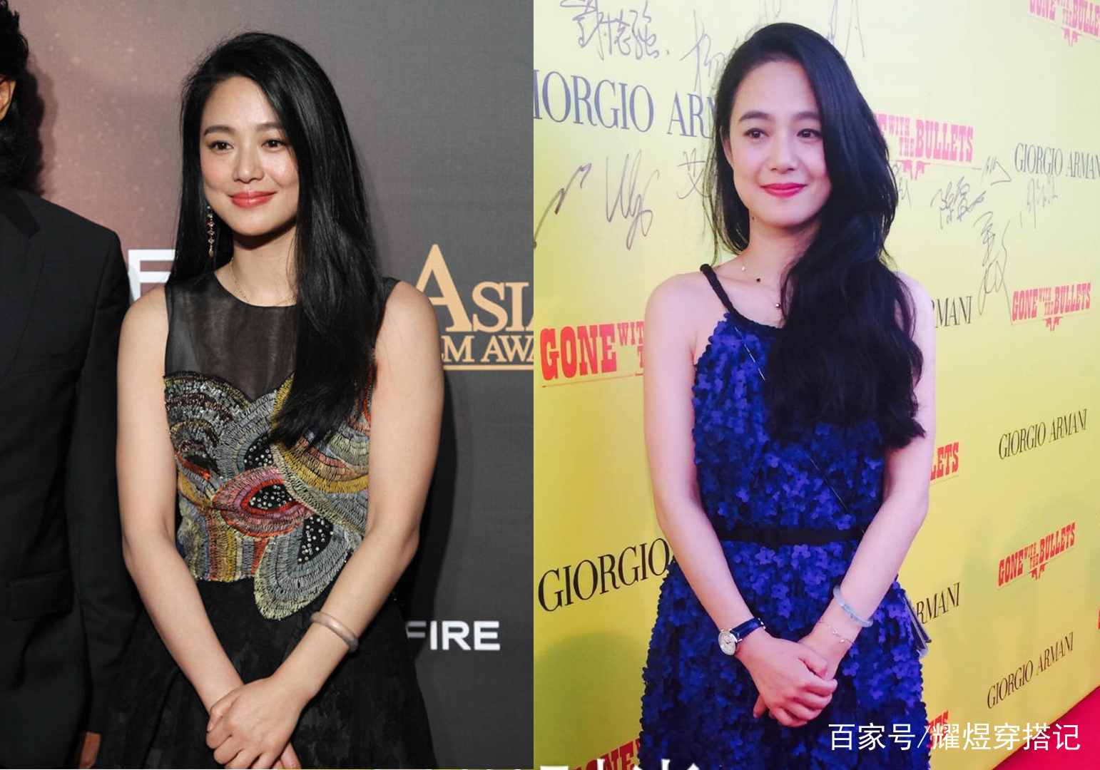 群星争艳,却只有梳大奔头一抹红唇的她,让所有人一眼难忘!