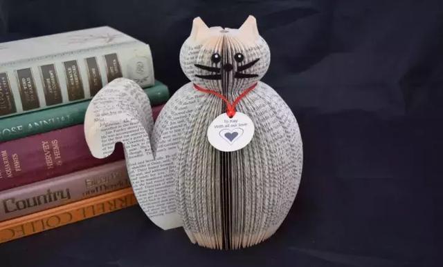 「旧物改造」|她用旧书做了这个简直美炸天,手工这样做才美!