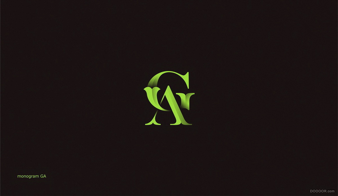 以色列yuri kartashev字母组合式logo设计作品 作者yuri kartashev