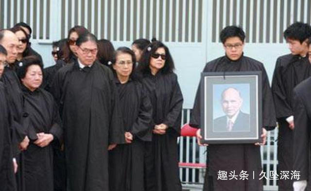 黑帮大佬14k龙头,香港第二富豪的多面人生!葬礼非同一般