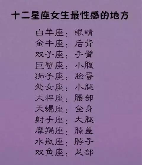 12星座代表的水果,女生最性感的地方,需要什么样的爱人