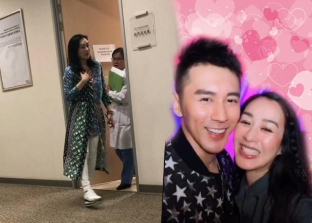 47歲鍾麗緹現身購物,聽到生第四胎一事,她害羞的捧臉笑了起來!