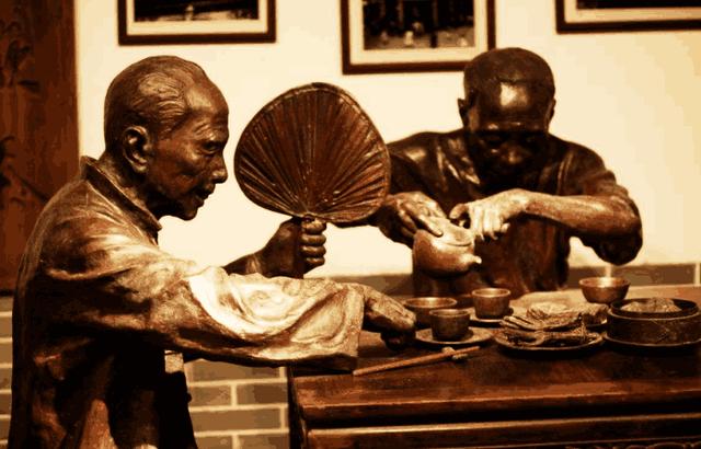 广东人喜欢饮茶,尤其喜欢去茶馆饮早茶.