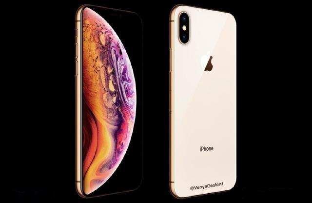 背部为竖向排列摄像头还有就是iphonex的标志性设计在iphone9的渲染图