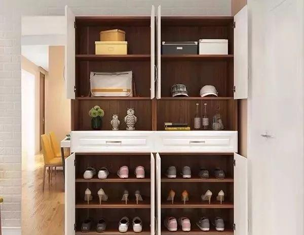 鞋柜就要这样装,一个柜子能顶家庭收纳半边天,漂亮又实用!