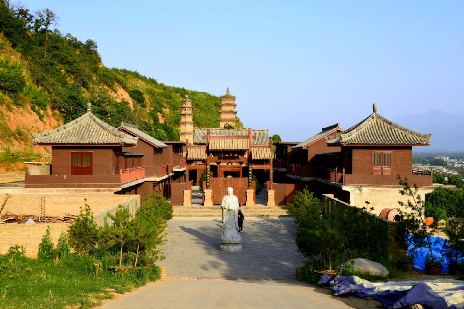 西安少陵原半坡,居高临下俯瞰樊川的华严宗祖庭