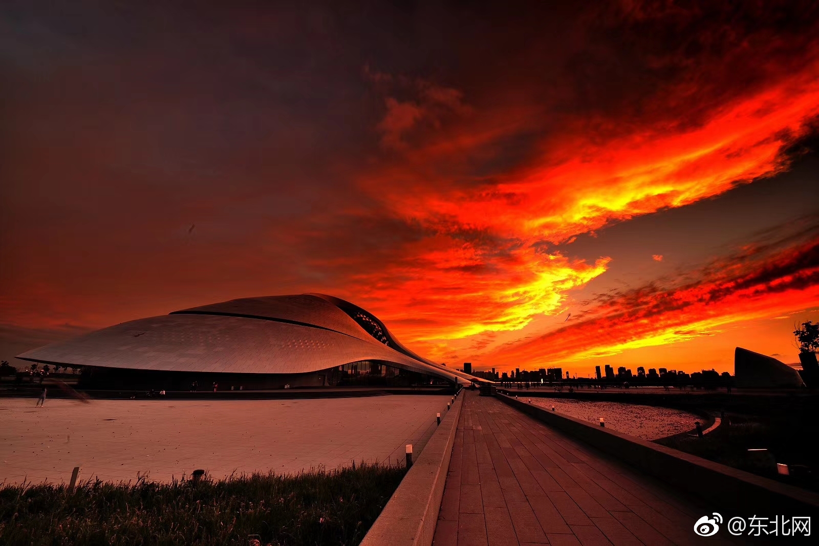 夕阳下的哈尔滨,美不胜收