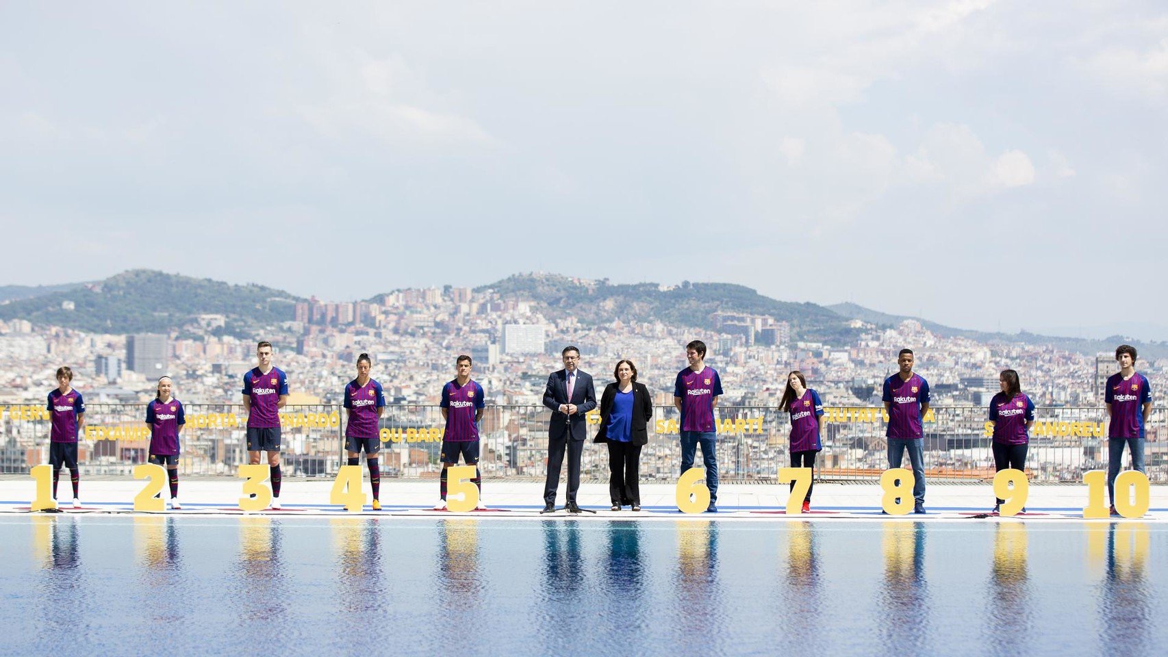 巴萨2018-2019赛季主场球衣发布现场