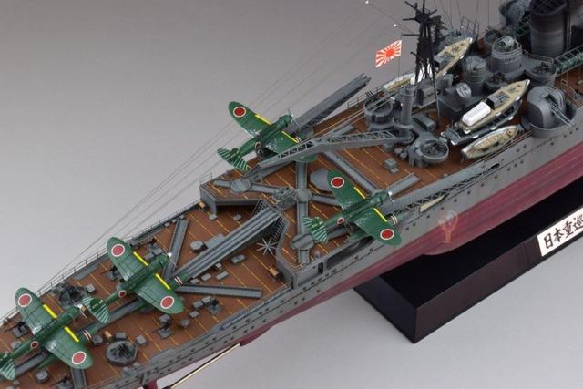 二战战舰模型 1/350 利根重巡洋舰 游戏动漫周边