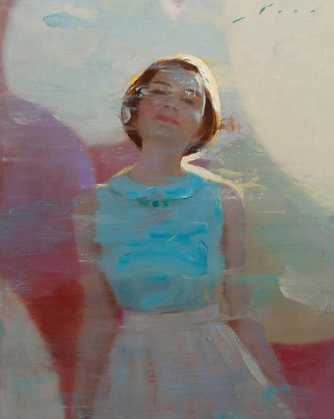 捕捉复古影像的系列油画vincentxeus旅美华裔画家ins