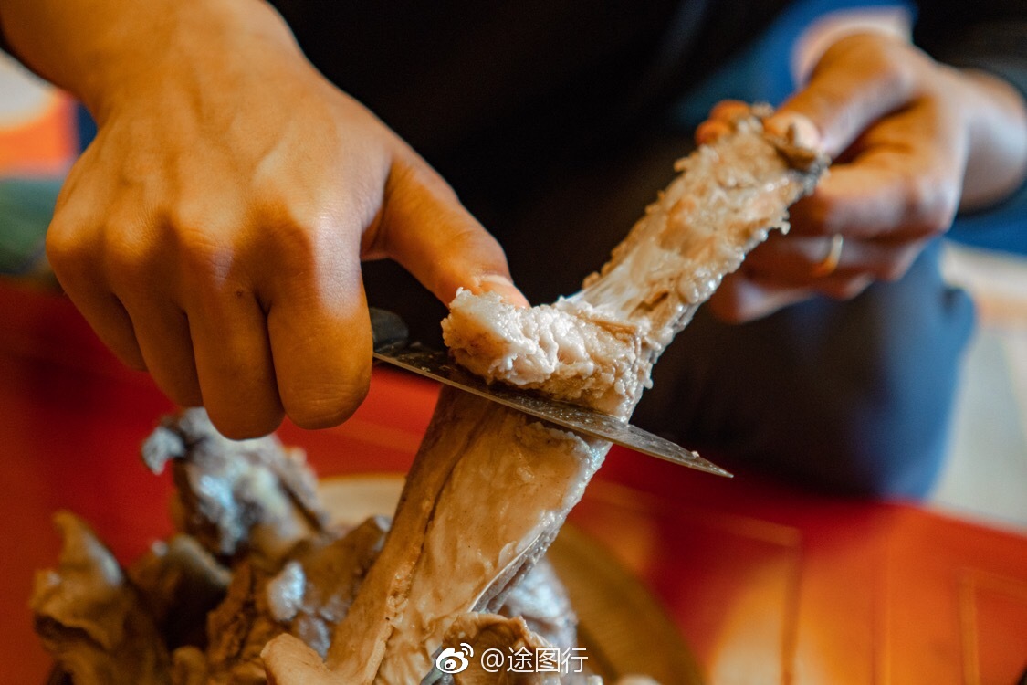 大口吃肉,蒙古包中热情好客的蒙古人满载歌舞助兴_新浪看点