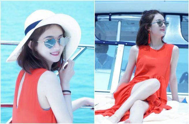 赵丽颖罕见晒出泳装照 粉丝:萌萌颖宝性感起来杀伤力太强