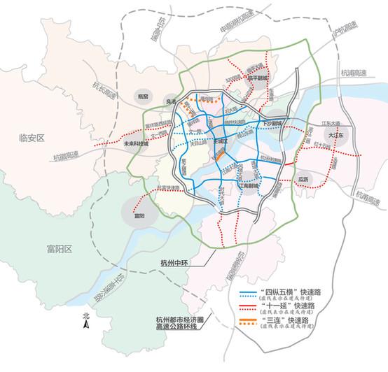 大写牛掰!杭州三环格局确定了,绍兴这几个地方都在其中!